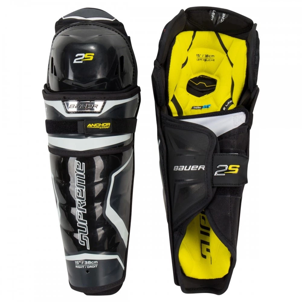Bauer Supreme 2S Hockey Shin Guards - Sr. (2019)