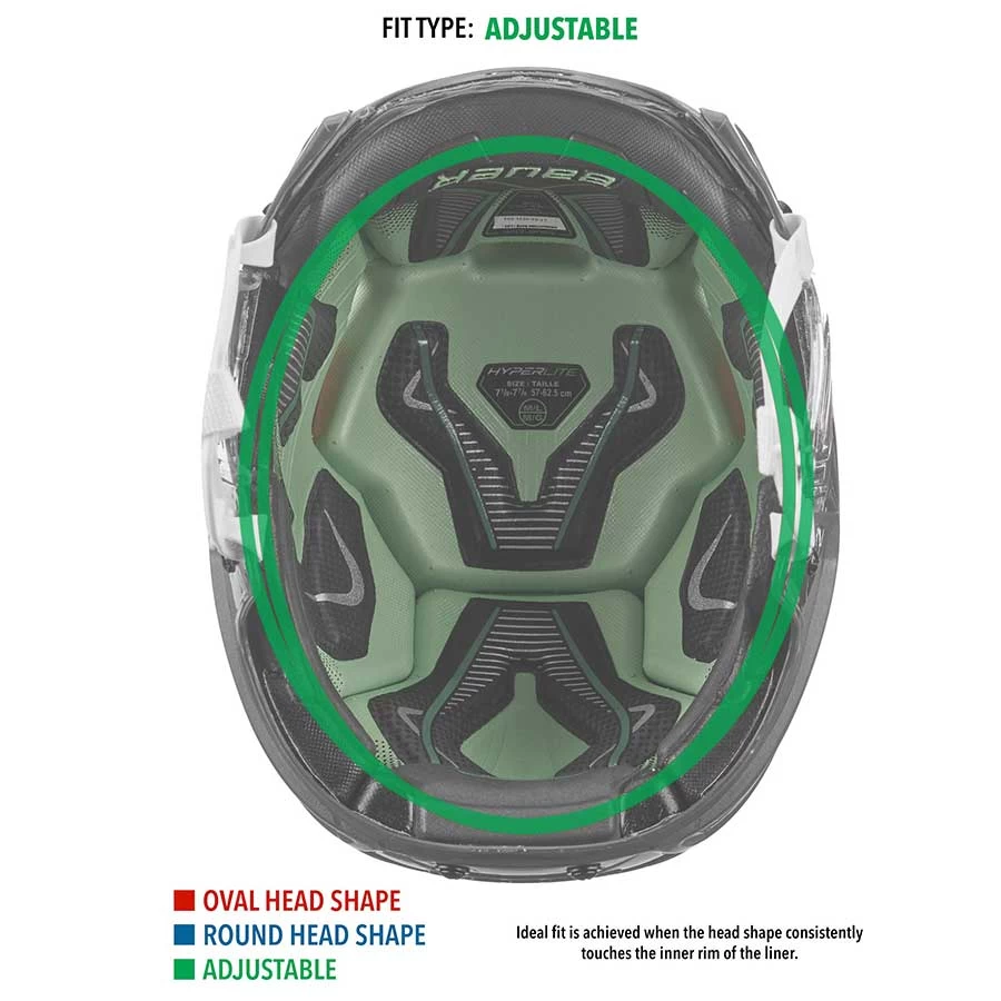 Bauer Hyperlite Ice Hockey Helmet - Image 5