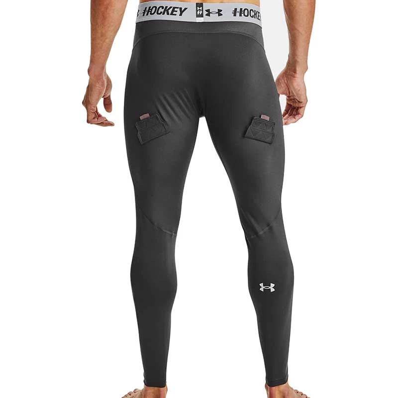 Under Armour UA Hockey Compression Leggings With Cup - Senior - Image 2