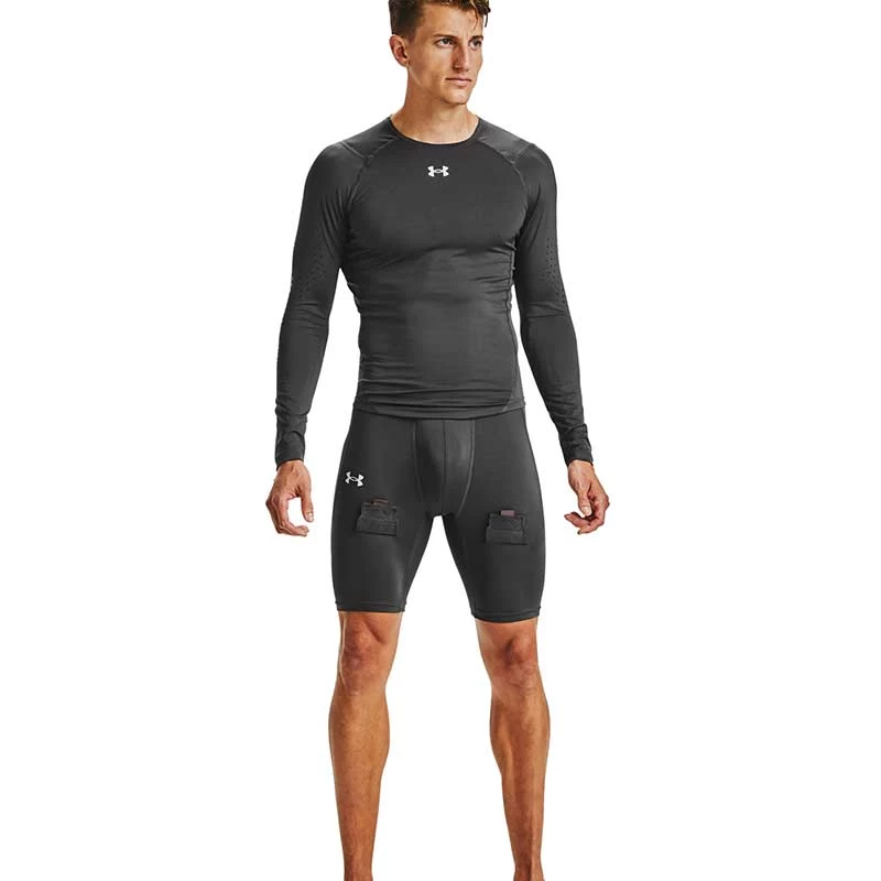 Under Armour UA Ice Hockey Compression Shorts With Cup - Senior - Image 2