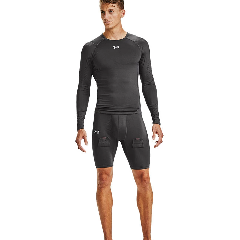 Under Armour UA Hockey Fitted Grippy Long Sleeve Shirt - Youth - Image 2