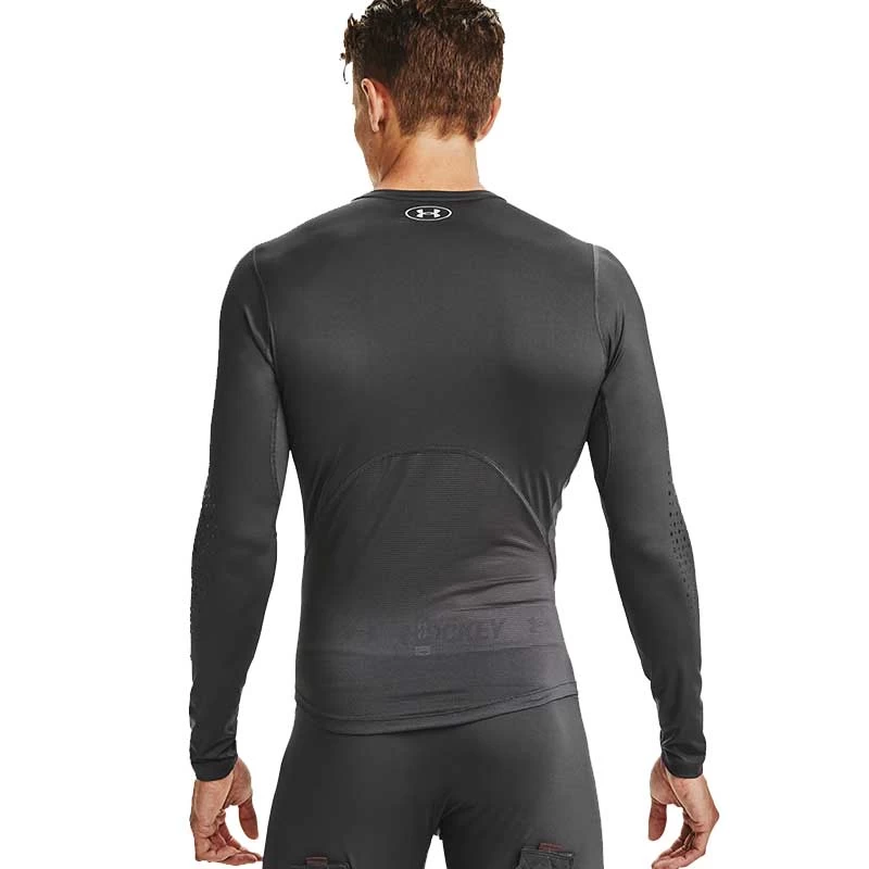 Under Armour UA Hockey Fitted Grippy Long Sleeve Shirt - Youth - Image 3