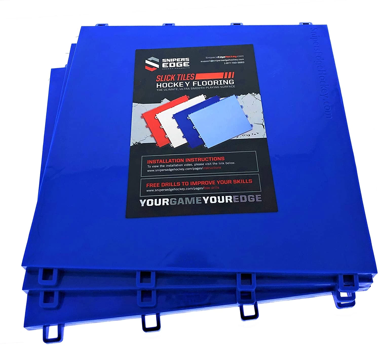 CCM Slick Blue Dryland Flooring Tiles