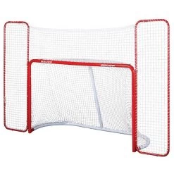 Bauer Performance Steel Hockey Goal With Backstop (6' X 4')