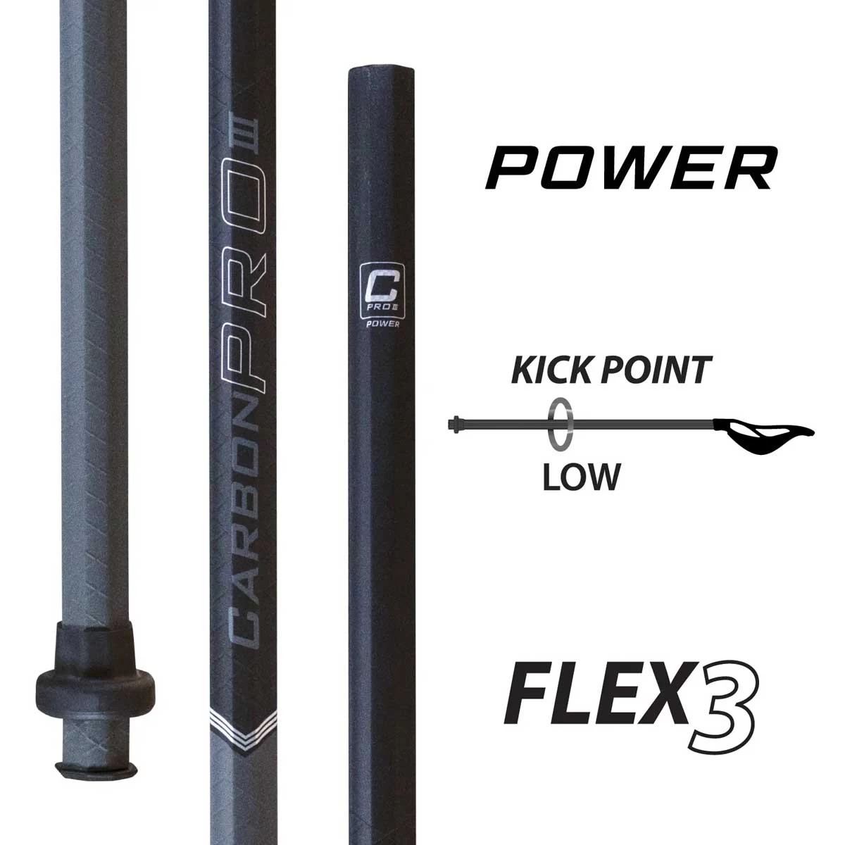 ECD Carbon Pro 3.0 Lacrosse Shaft - Power - Image 4