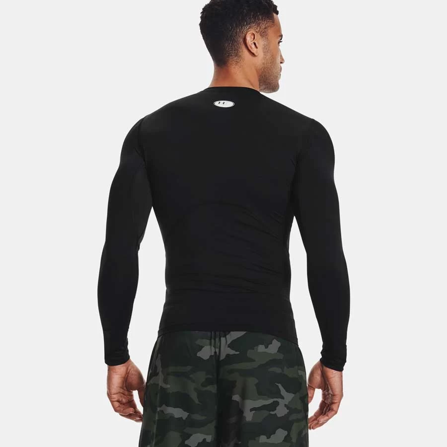 Under Armour HeatGear Armour Long Sleeve Baselayer Shirt - Senior - Image 2