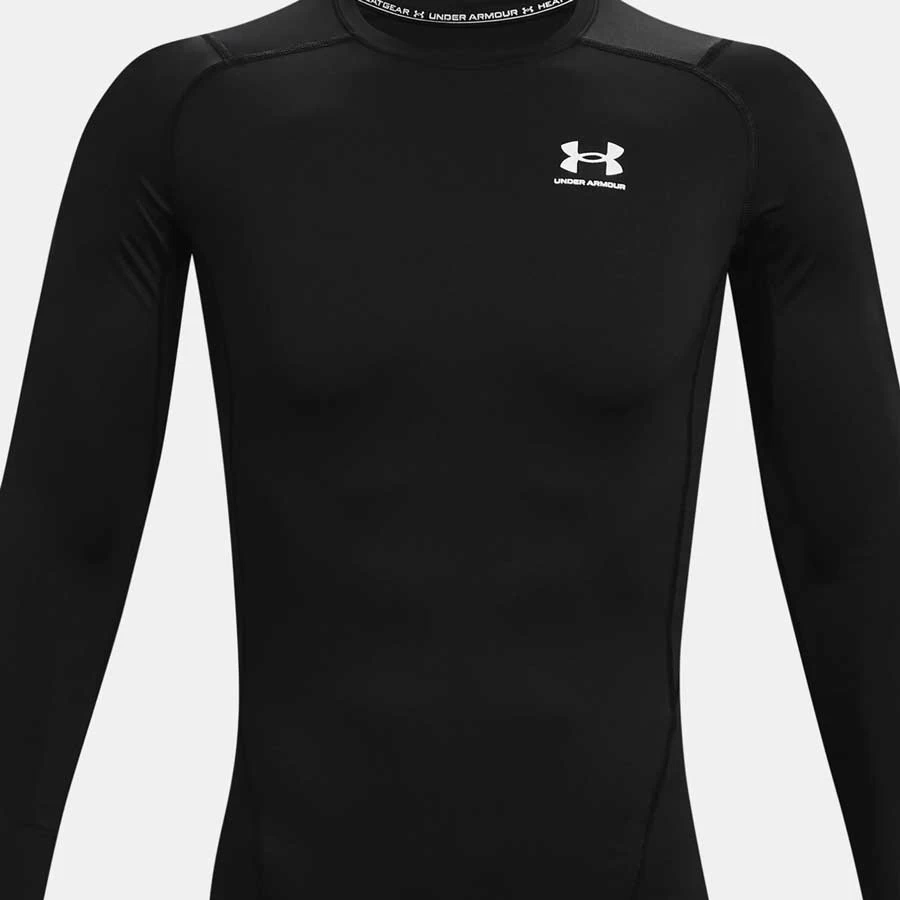 Under Armour HeatGear Armour Long Sleeve Baselayer Shirt - Senior - Image 4