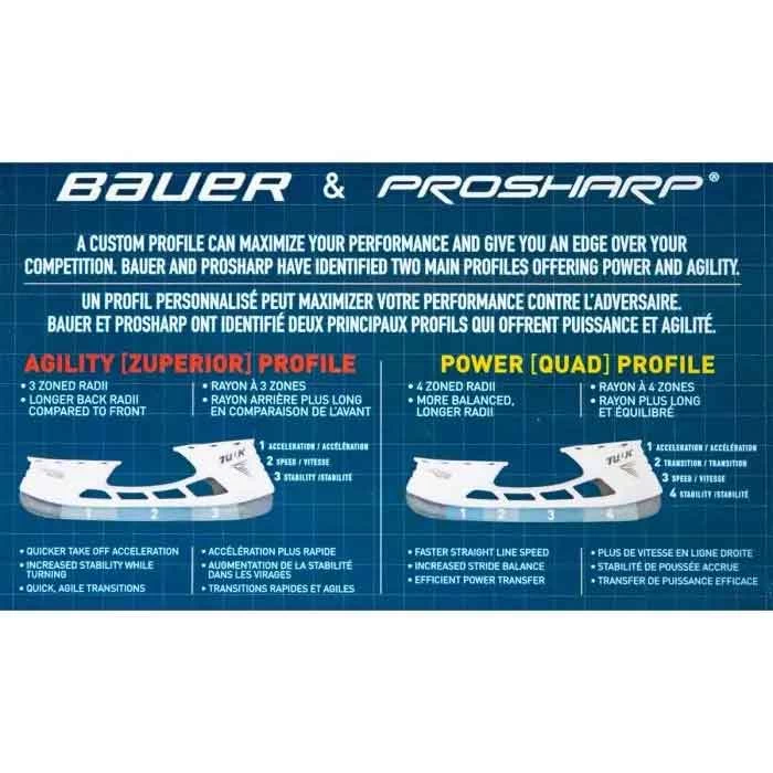 Bauer Tuuk Lightspeed Pulse Edge Ice Hockey Skate Runner - Image 4