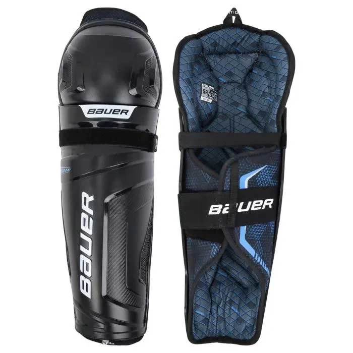 Bauer S21 X Ice Hockey Shin Guards - Intermediate