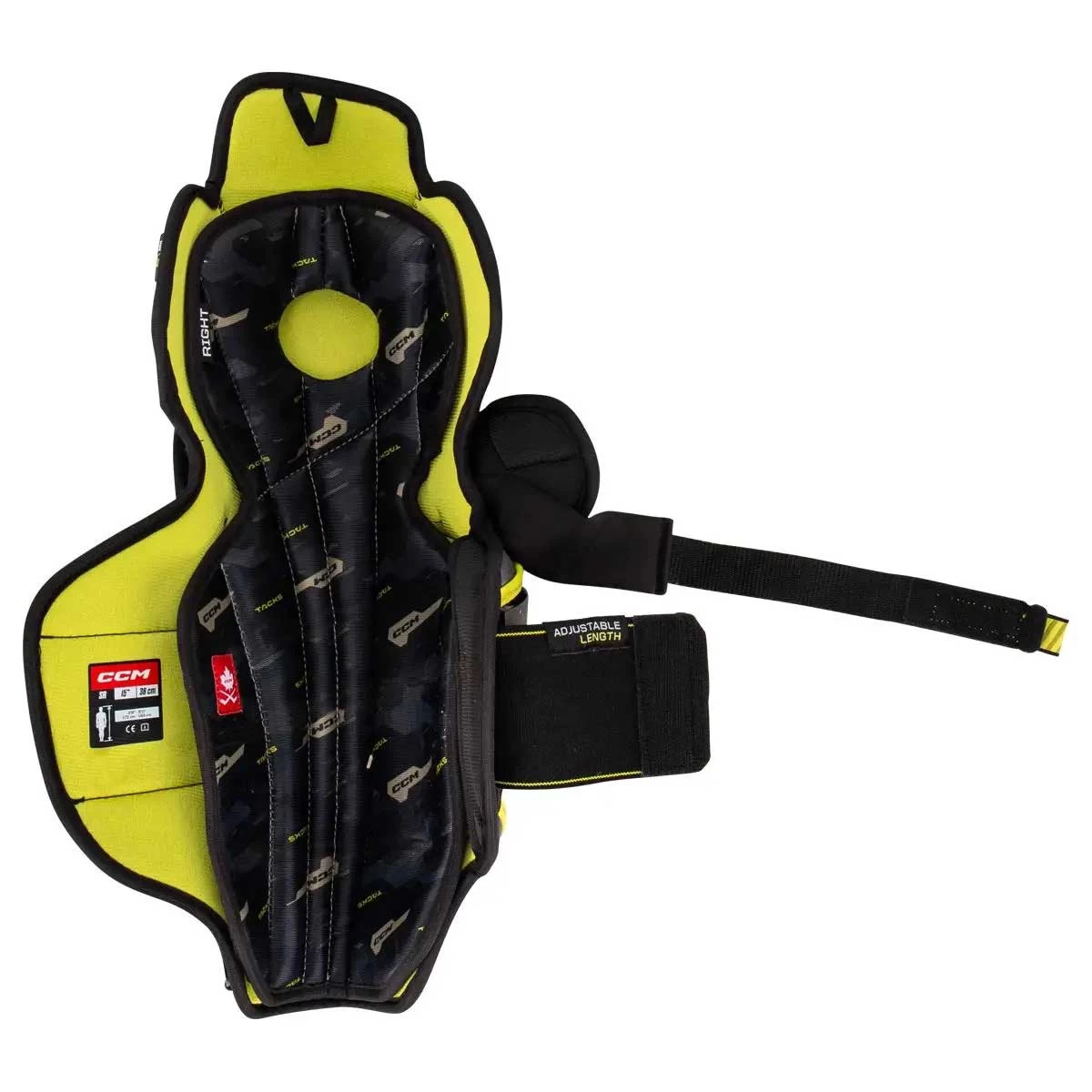 CCM S22 Tacks AS 580 Ice Hockey Shin Guards - Senior - Image 2