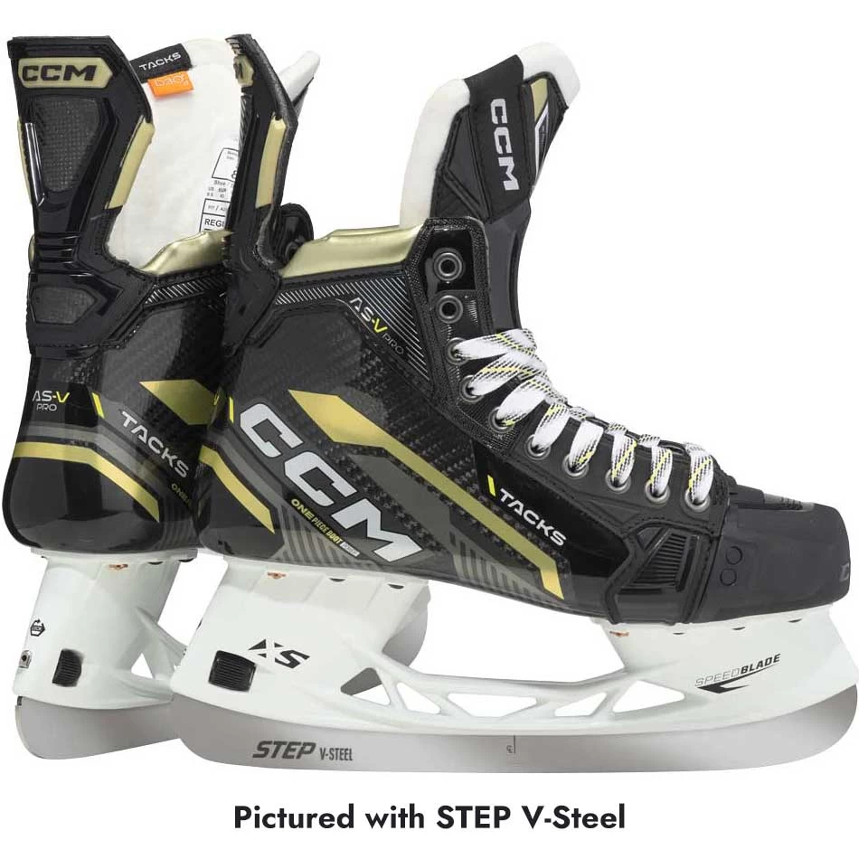 CCM S22 Tacks AS-V Pro Ice Hockey Skates - Senior - Image 2