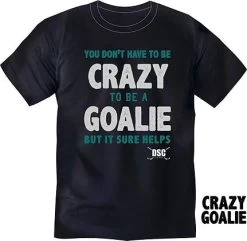 DSC Hockey ADULT T-Shirt - Crazy Goalie