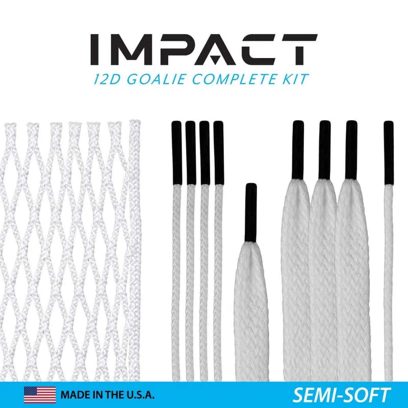 East Coast Dyes Impact Goalie Complete Lacrosse Mesh Kit - Image 2