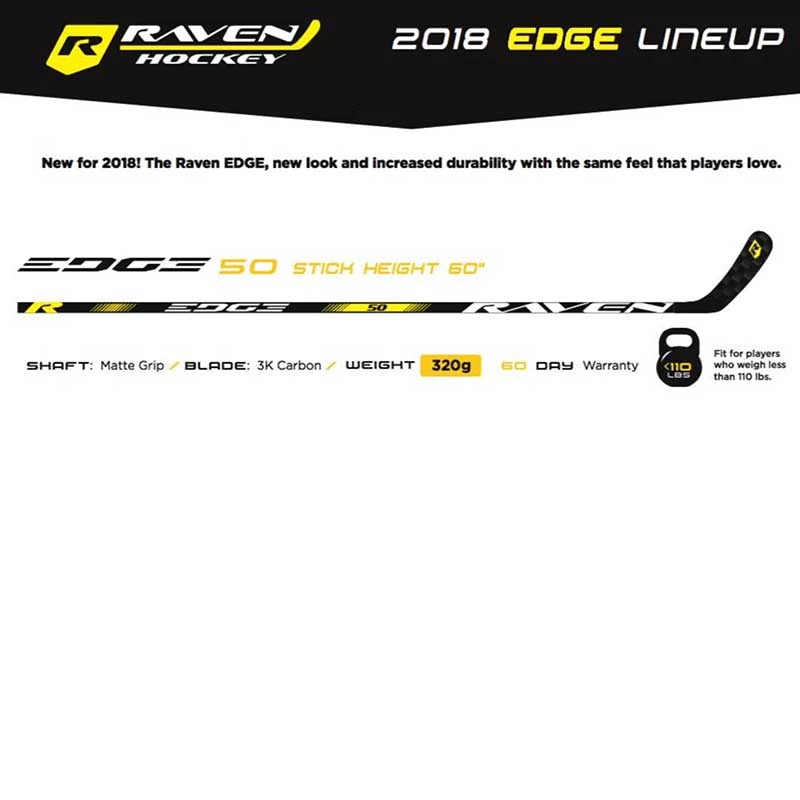 Raven EDGE 50 Flex Hockey Stick - Yth. - Image 4