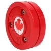 Green Biscuit Canada Flag Stickhandling Puck