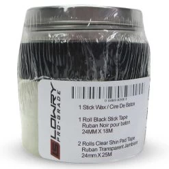 Lowry Sports Pro-Grade Hockey Tape & Wax Prepak