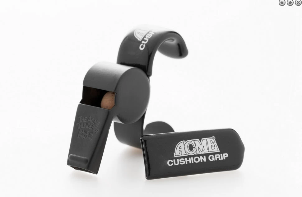 Acme Thunderer Matte Black Referee Whistle