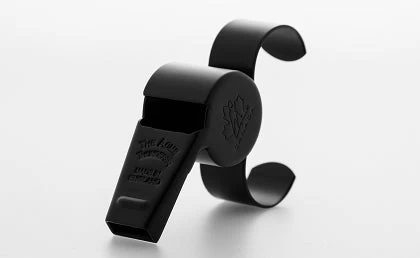 Acme Thunderer Matte Black Referee Whistle - Image 2