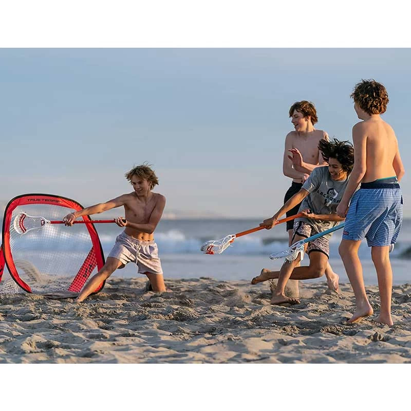 True Laxyard Backyard Lacrosse Kit (3 Short Sticks, 1 Ball, 1 Mini Goal) - Image 4